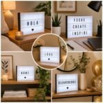 Cartel / Caja de luz LED grande / Con +180 letras, números y emojis B/N y color - Imagen 11