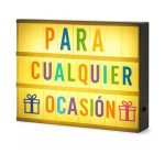 Cartel / Caja de luz LED RGB con Control Remoto, +180 letras, números y emojis B/N y color - Image 8