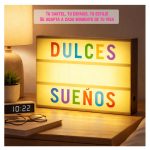 Cartel / Caja de luz LED RGB con Control Remoto, +180 letras, números y emojis B/N y color - Image 5