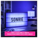 Cartel / Caja de luz LED RGB con Control Remoto, +180 letras, números y emojis B/N y color - Image 9