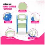 Reductor de inodoros con escalera para niños - Imagen 9