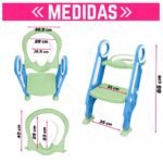 Reductor de inodoros con escalera para niños - Imagen 2