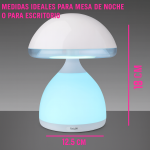 Lampara Velador Led Hongo Touch - Image 2