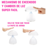 Lampara Velador Led Hongo Touch - Image 4