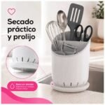 Escurridor de cubiertos Desmontable de 3 Niveles - Imagen 5