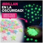 Estrellas Fluorescentes - Pack 50 piezas - Imagen 4