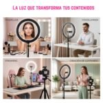 Aro de Luz Led con Trípode - 32cm - Imagen 7