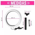 Aro de Luz Led con Trípode - 32cm - Imagen 2