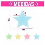 Estrellas Fluorescentes - Pack 50 piezas - Imagen 2