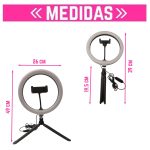 Aro de Luz  Led con Trípode - 26cm - Image 5