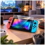 Protector Vidrio Templado Film Glass Para Nintendo Switch - Imagen 8