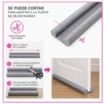 Zócalo Burlete doble universal para puertas - Imagen 3