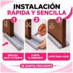 Zócalo Burlete doble universal para puertas - Imagen 5