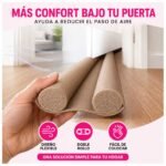 Zócalo Burlete doble universal para puertas - Imagen 4