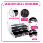 Organizador de Maquillaje y Cosméticos Multiusos en Acrílico con Cajones - Image 11