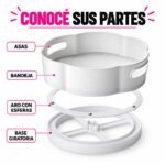 Organizador Giratorio Multiuso Cocina Baño Tocador Bandeja - Imagen 5