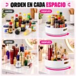 Organizador Giratorio Multiuso Cocina Baño Tocador Bandeja - Imagen 7