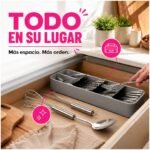 Cubiertero Organizador cubiertos compacto slim - Imagen 6