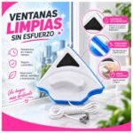Limpia Vidrios Magnético Secador Imán Ventana Doble Cara - Imagen 5