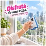 Limpia Vidrios Magnético Secador Imán Ventana Doble Cara - Imagen 8