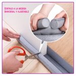Zócalo Burlete doble universal para puertas - Image 5