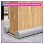Zócalo Burlete doble universal para puertas
