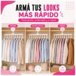 Percha rebatible para 8 prendas - Plegable Ahorra espacio - Imagen 5