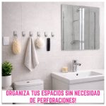 Gancho percha adhesiva Acero - Pack x 6 - Image 7