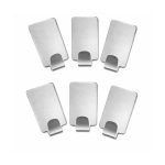 Gancho percha adhesiva Acero - Pack x 6 - Image 2