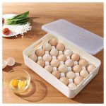 Contenedor de huevos con tapa - 24 huevos