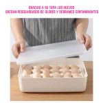 Contenedor de huevos con tapa - 24 huevos - Image 9