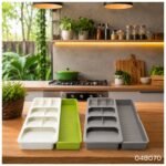 Cubiertero Organizador Compacto Extensible