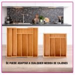 Cubiertero extensible de bambu - Image 5