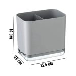 Organizador con divisor removible y drenaje con bandeja - Image 4