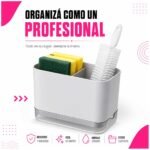 Organizador con divisor removible y drenaje con bandeja - Imagen 6