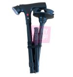 Bastón plegable con linterna luz led y alarma - Imagen 2