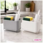 Organizador con divisor removible y drenaje con bandeja