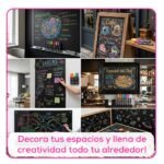 Marcador Fluor Para Pizarra Led 8 Colores Tinta Seca - Imagen 8