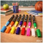 Marcador Fluor Para Pizarra Led 8 Colores Tinta Seca