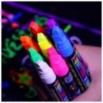 Marcador Fluor Para Pizarra Led 8 Colores Tinta Seca - Imagen 2