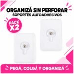 Tornillos Adhesivos Para Colgar Cuadros o decoración Sin Taladrar - Imagen 3