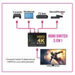 Switch Multiplicador De Puertos Hdmi 4k - Image 4