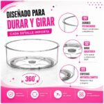 Bandeja giratoria acrilica - Imagen 7