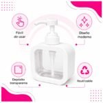 Dispenser Transparente 300ml - Imagen 7