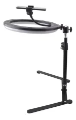 Aro de luz 25cm + Tripode mesa + Soporte celular