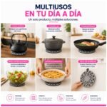 Posafuentes Silicona Antideslizante Separable 2 en 1 - Imagen 6