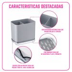 Organizador con divisor removible y drenaje con bandeja - Image 3