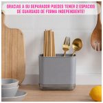 Organizador con divisor removible y drenaje con bandeja - Image 6