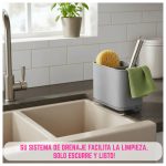 Organizador con divisor removible y drenaje con bandeja - Image 5