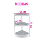 Repisa Esquinera Triangular 3 niveles - Image 4